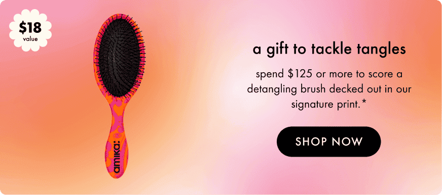 free brush with spend \\$125 or more