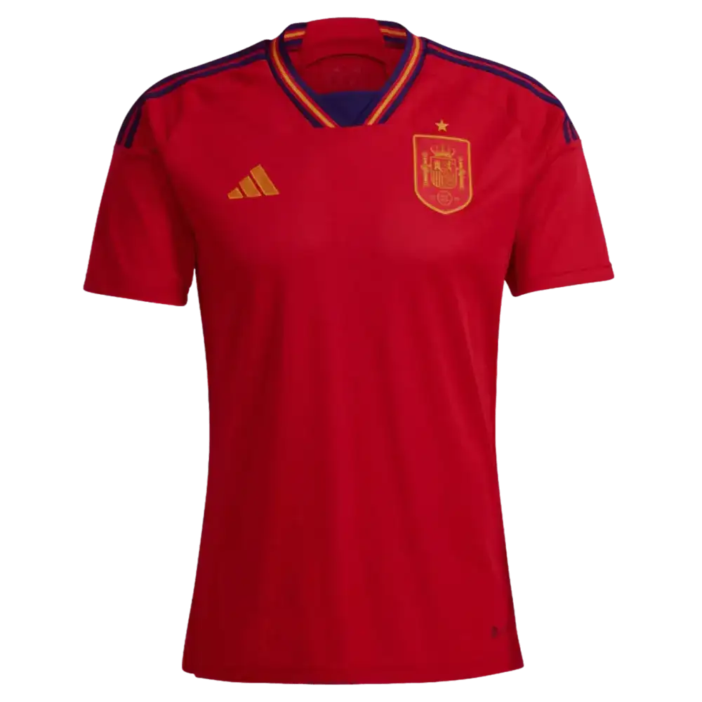 Image of Adidas Men's Spain 2022 World Cup Home Jersey