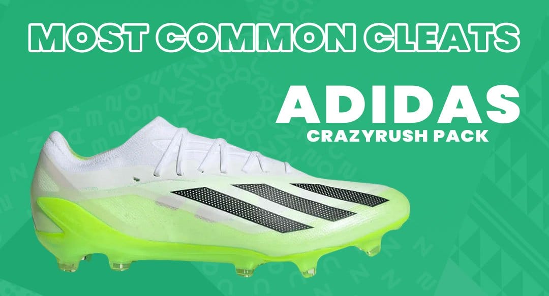 Most Common Cleats: Adidas CrazyRush Pack