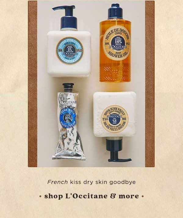 shop L'Occitane & more.