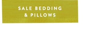 sale bedding & pillows.