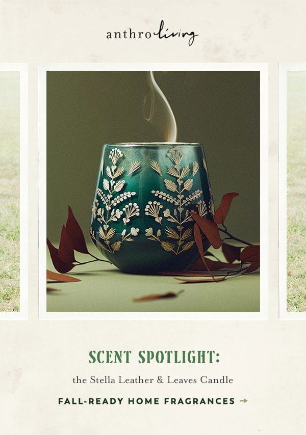 anthroliving. scent spotlight: fall ready home fragrances.