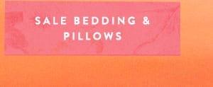 sale bedding and pillows