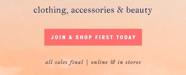 join and shop first.