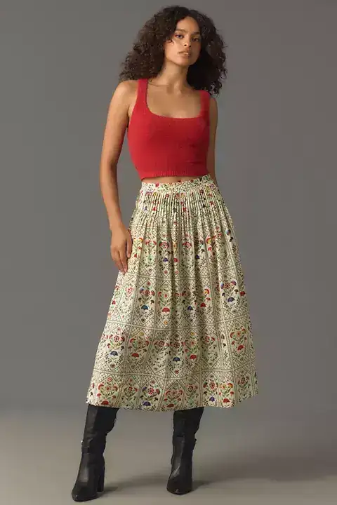 Hunter Bell Fallon Midi Skirt