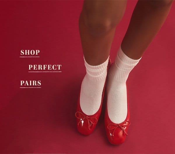 Red ballet flats. Shop perfect pairs.