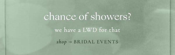 Shop bridal events