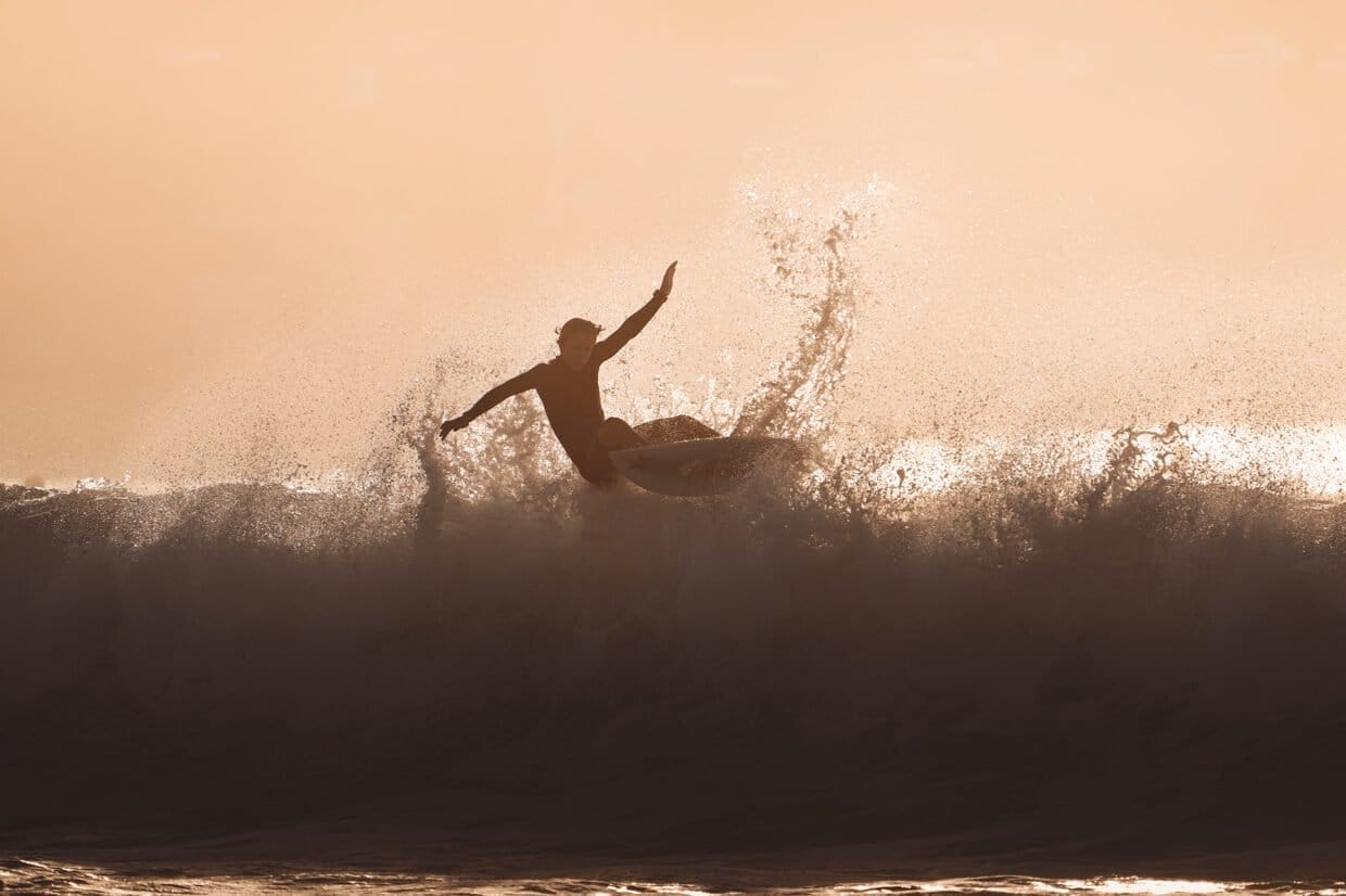 Bondi, 7am, shredding.