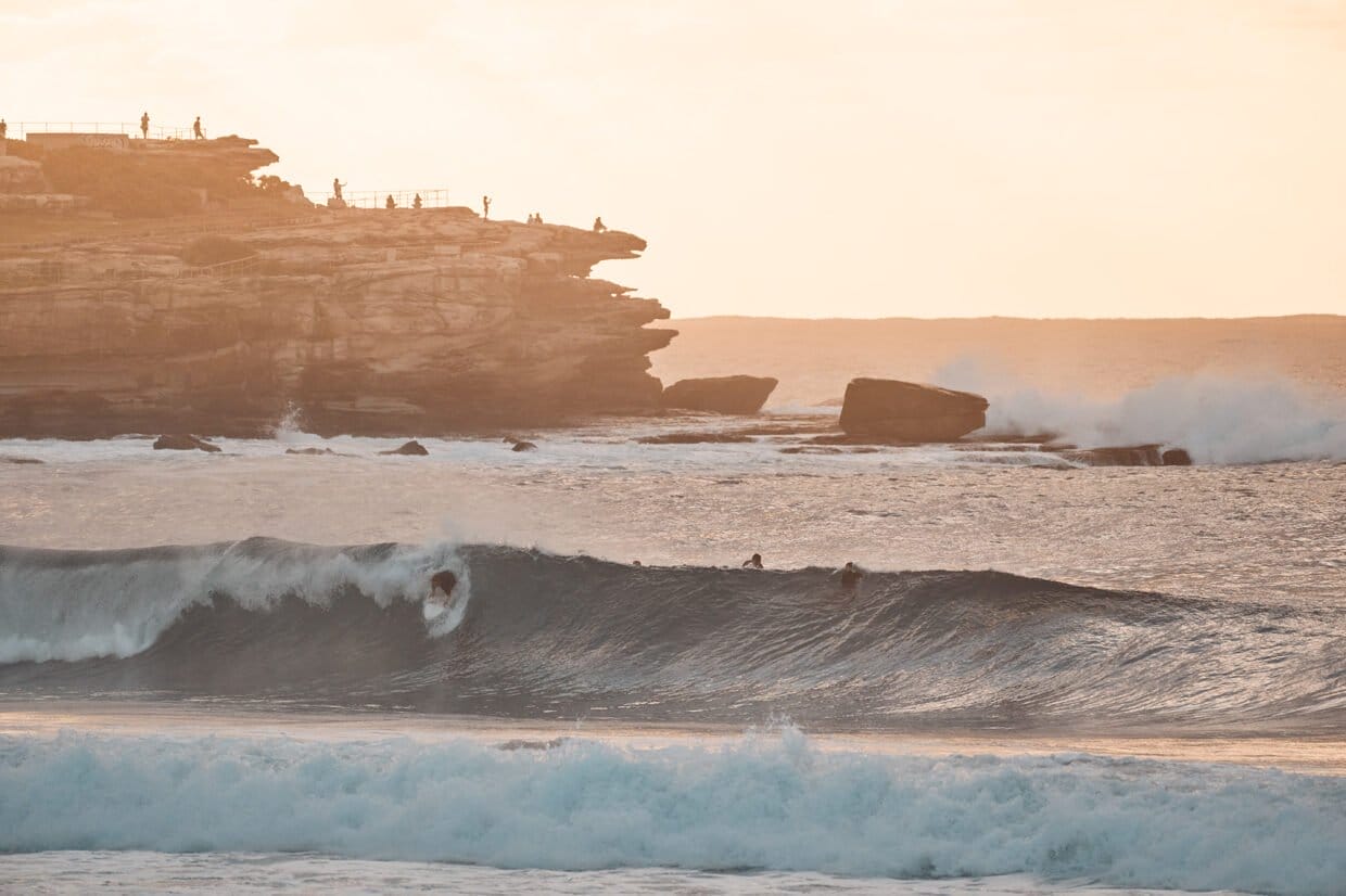 Wave of the morning, he didn't make it to his feet