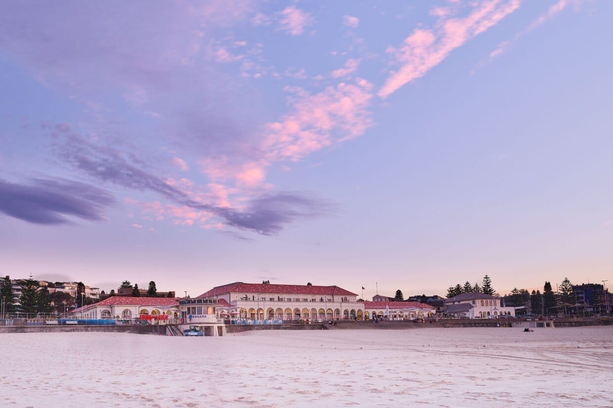 The shiny, recently renovated Bondi Pavilion