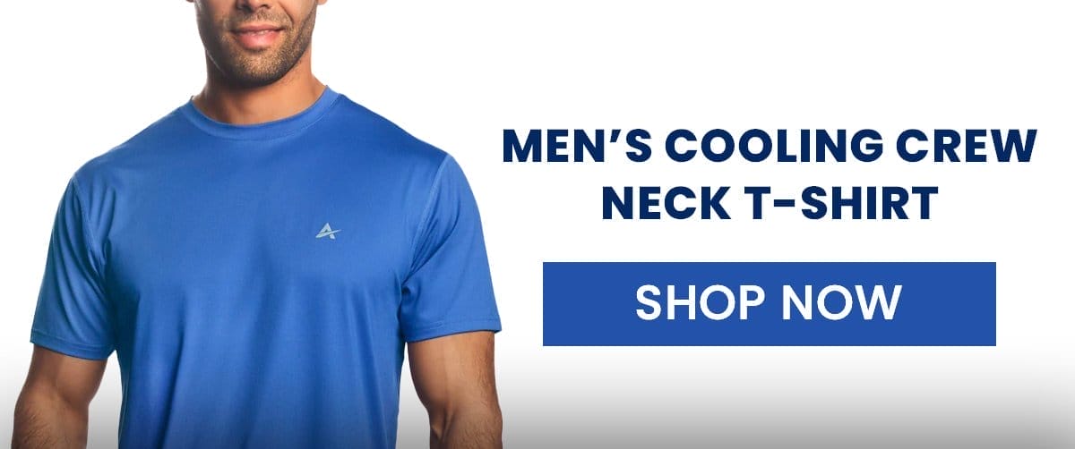 Men’s Cooling Crew Neck T-Shirt CTA: SHOP NOW