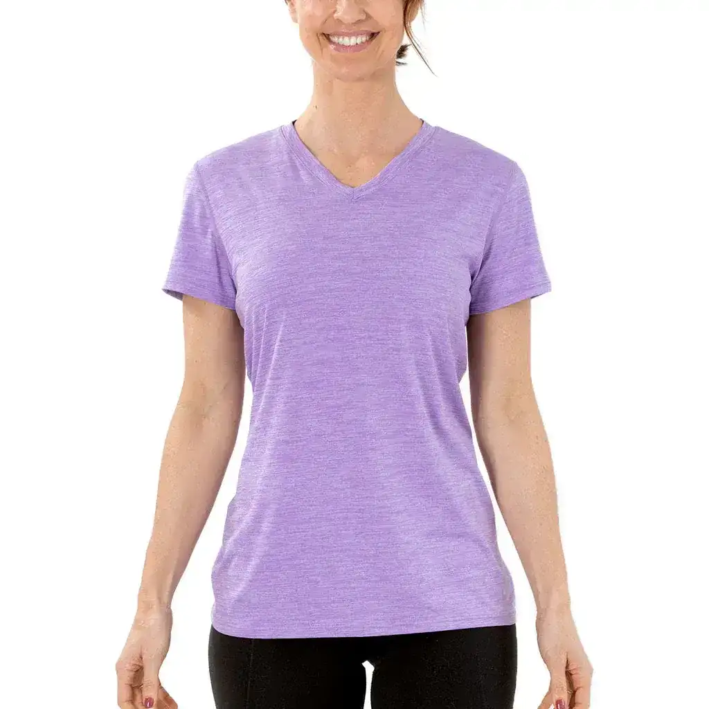 Image of Women's Cooling V-Neck Short Sleeve T-Shirt