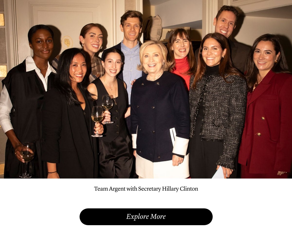 Team Argent with Secretary Hillary Clinton