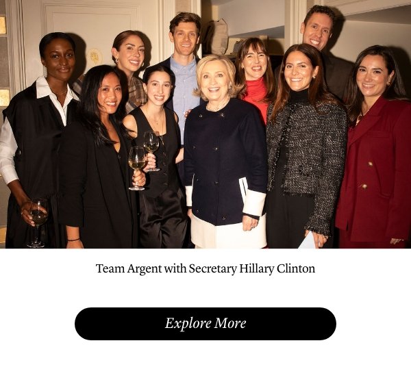 Team Argent with Secretary Hillary Clinton