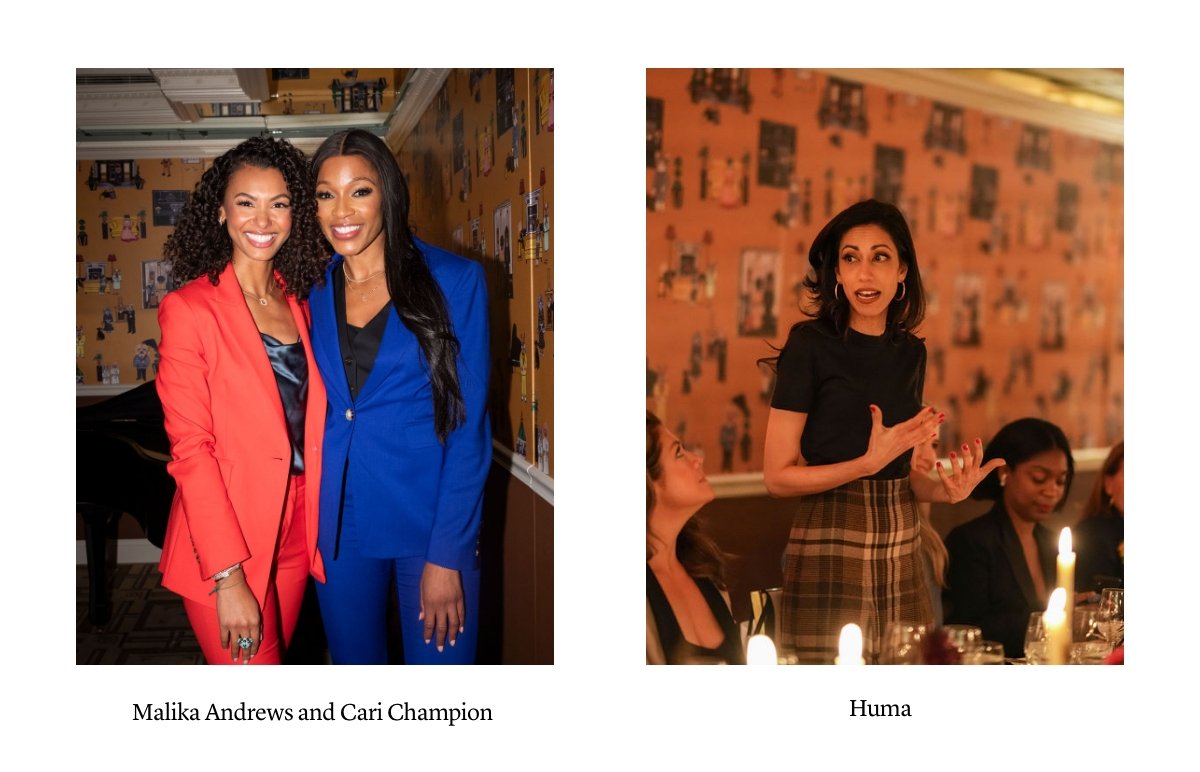 Malika Andrews, Cari Champion, and Huma