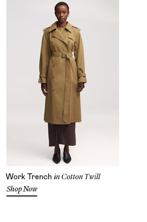 Work Trench in Cotton Twill