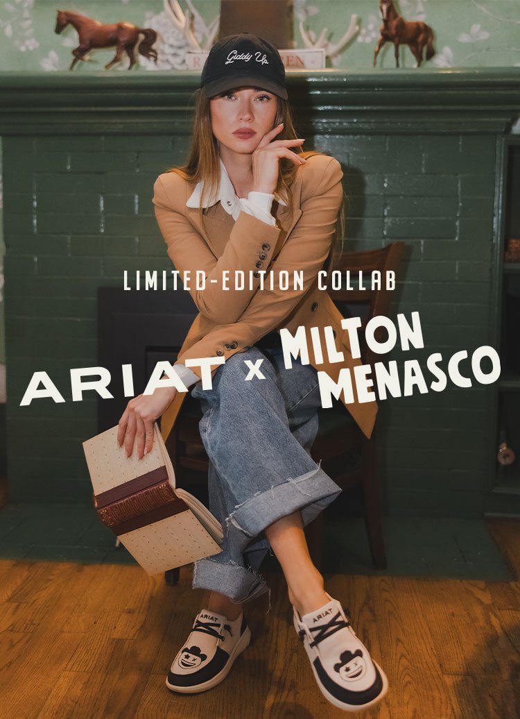 LIMITED-EDITION COLLAB. ARIAT X MILTON MENASCO