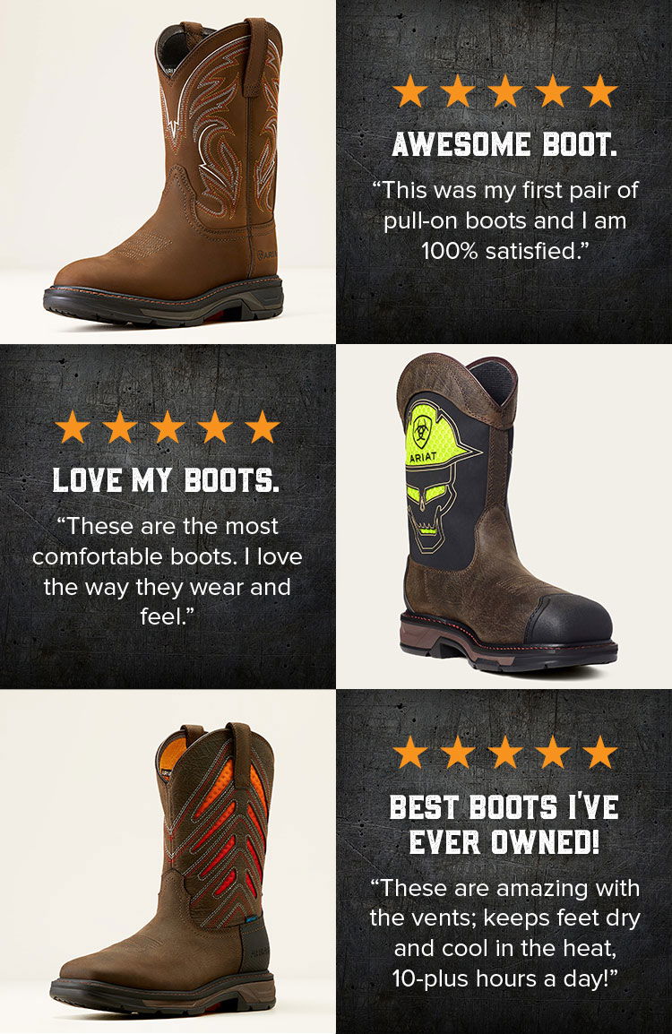 AWESOME BOOT. This was my first pair of pull-on boots and I am 100% satisfied.