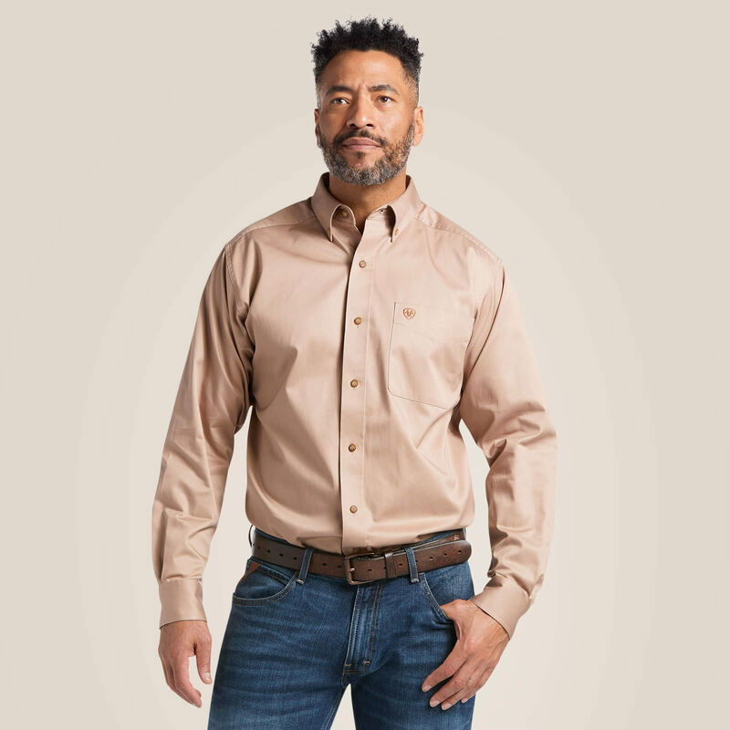 Solid Twill Classic Fit Shirt