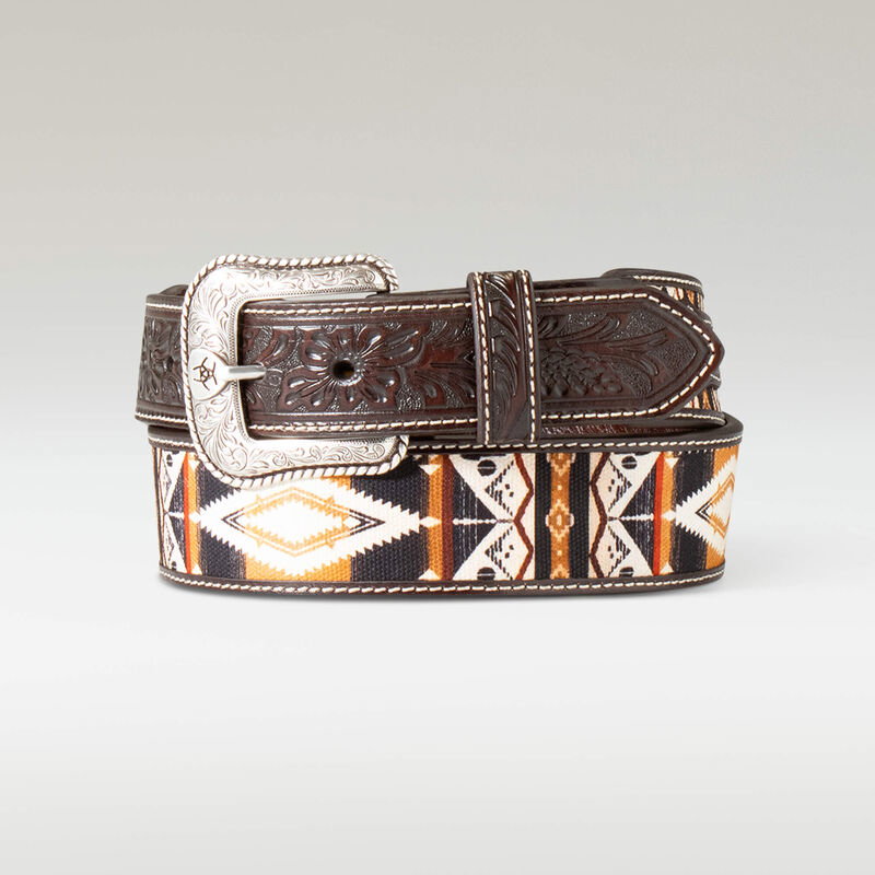 Floral Inlay Belt