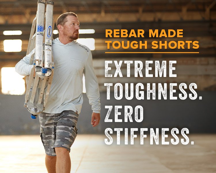 REBAR MADE TOUGH SHORTS