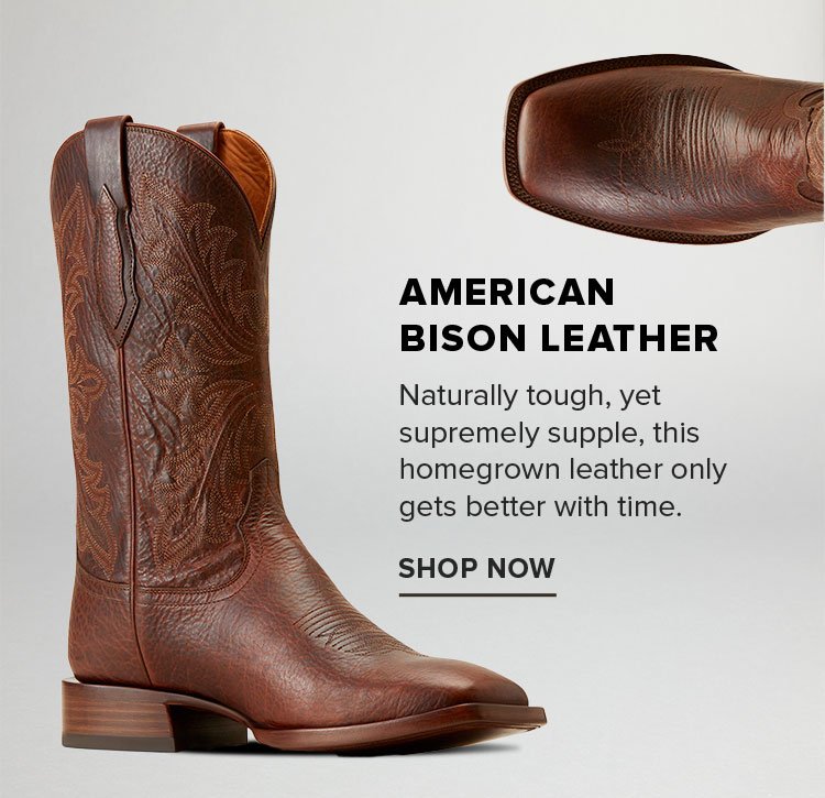 AMERICAN BISON LEATHER | SHOP NOW
