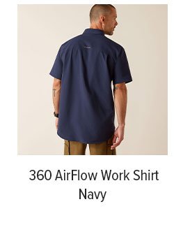 360 AirFlow Work Shirt Navy