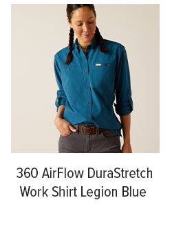 360 AirFlow DuraStretch Work Shirt Legion Blue