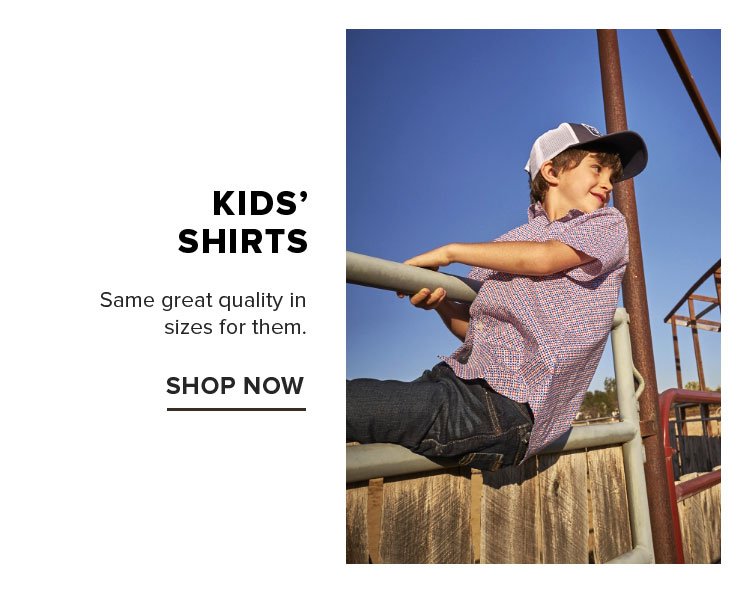 KIDS' SHIRTS | SHOP NOW