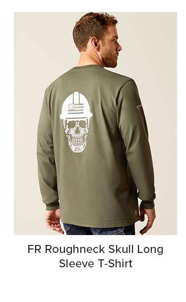 FR Roughneck Skull Long Sleeve T-Shirt