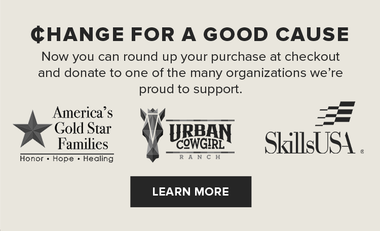 CHANGE FOR A GOOD CAUSE | LEARN MORE