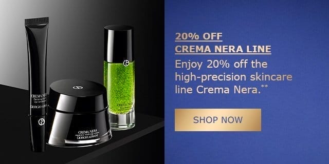 20% OFF Crema Nera