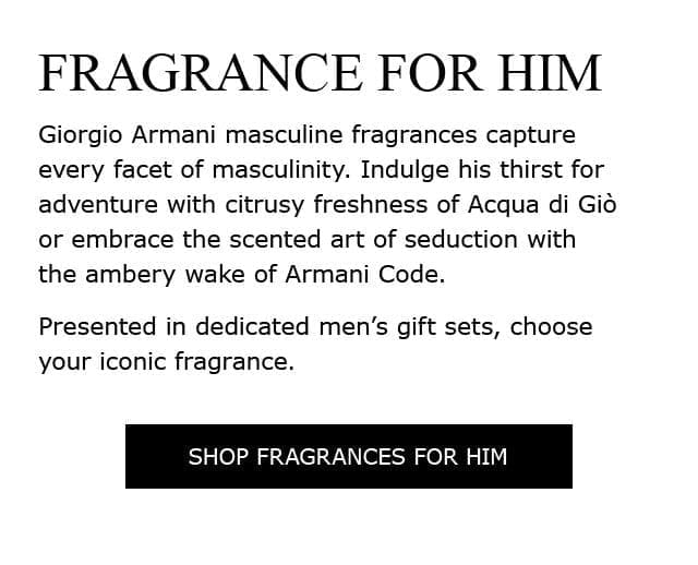 Men's Fragrance 