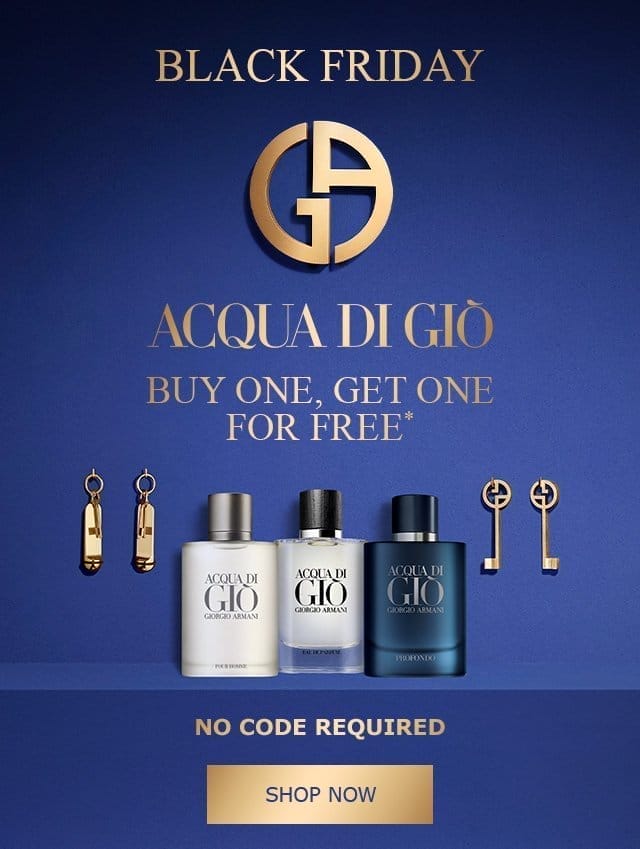 Buy One Acqua di Giò Get One Free