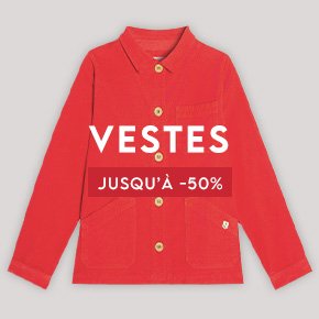 Vestes jusqu'à -50%