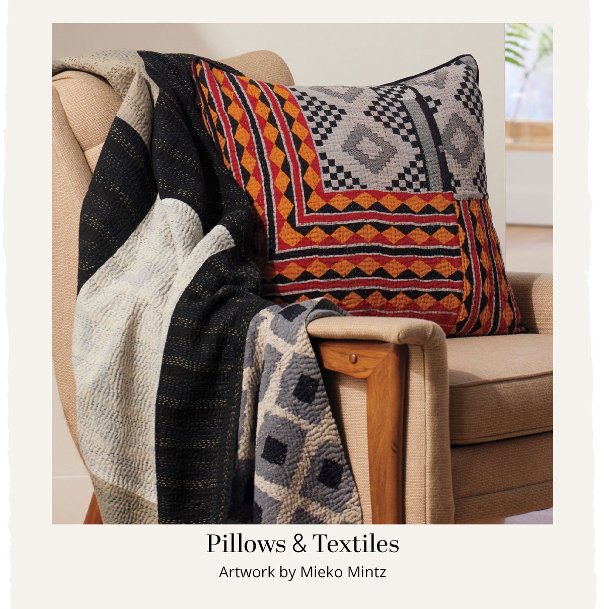 shop pillows & textiles