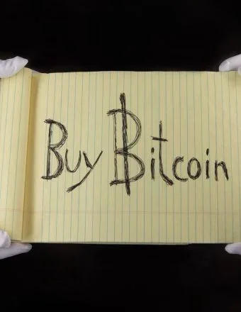 A Legal Pad Scrawled With the Words ‘Buy Bitcoin’ Just Sold for \\$1 Million