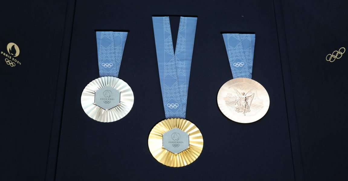 The 2024 Paris Olympic Medals Feature Pieces of the Eiffel Tower