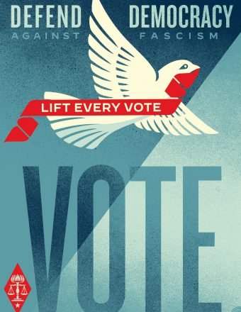 Artists Shepard Fairey, Carrie Mae Weems, and More Create Art to Mobilize Voting Against Trump