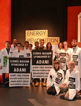 Climate Activists Occupy London’s Science Museum to Protest Sponsorship Deal