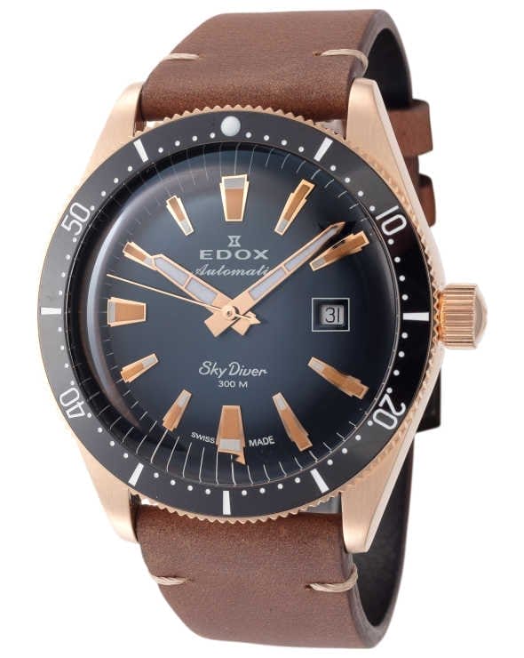 Edox SkyDiver Men's Watch 80126-BRN-BUIDR