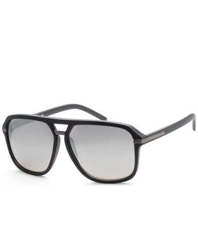 Image of GUESS<br>Matte Black Square<br>Men's Sunglasses