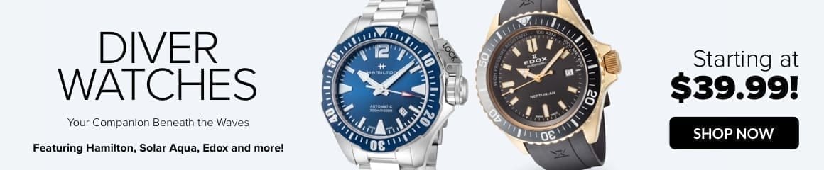 SHOP DIVER WATCHES