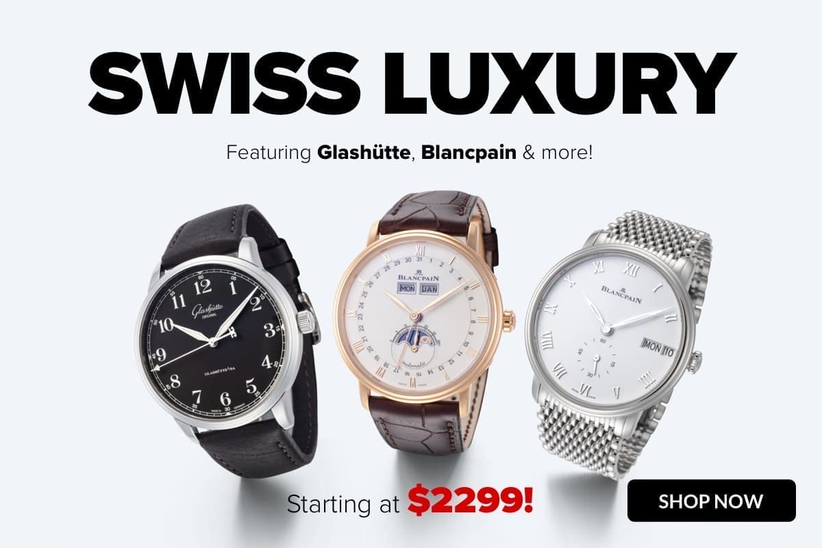 SHOP SWISS LUXURY DEALS