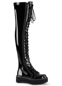 Emily 375 Patent Thigh High Boot