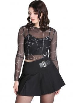 Stitches Mesh Top