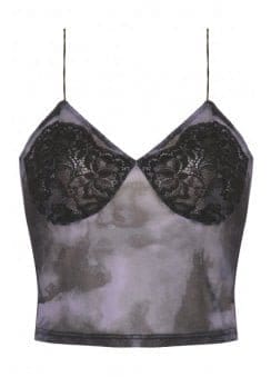 Violet Black Lace Cami