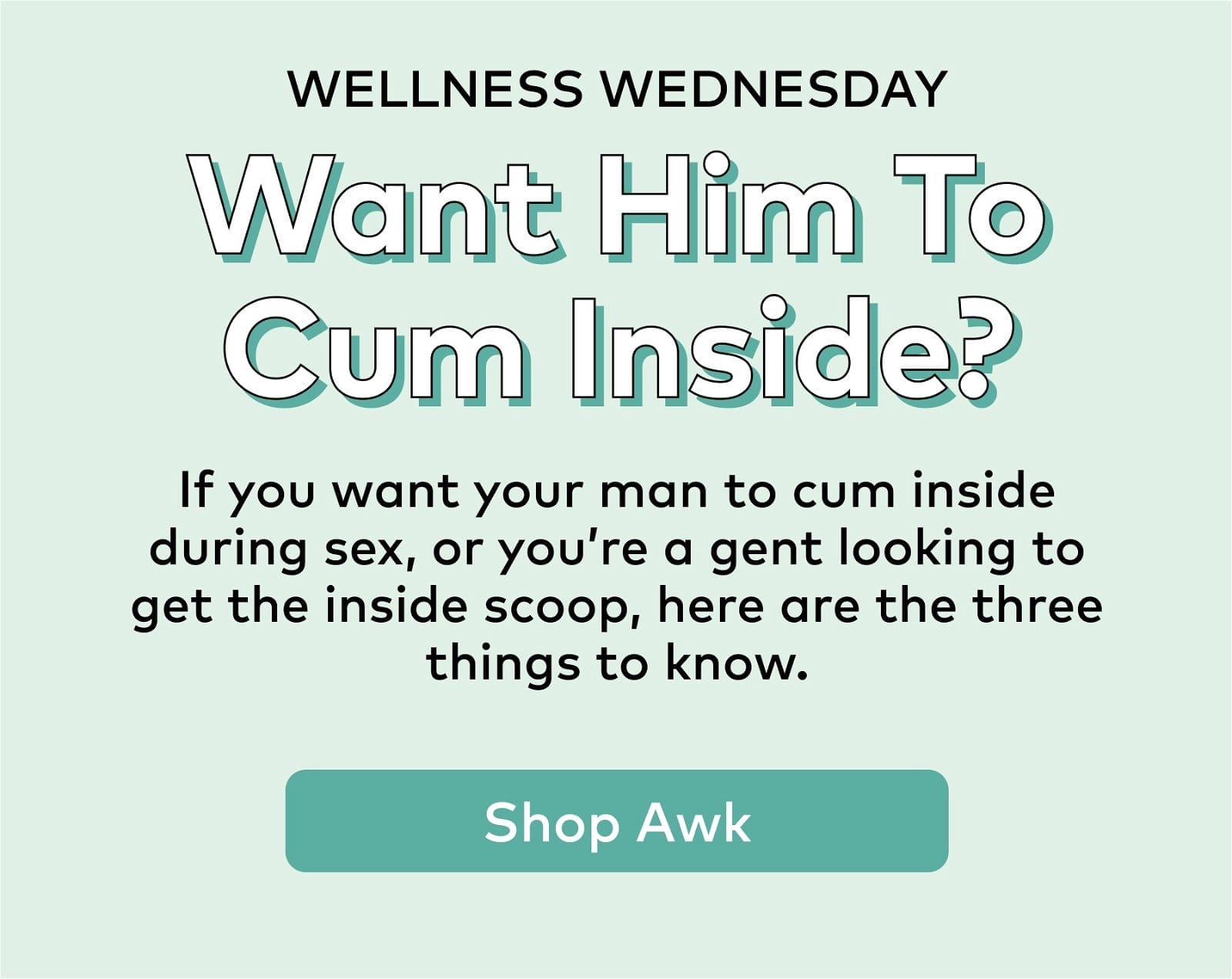 WELLNESS WEDNESDAY Shop Awkq