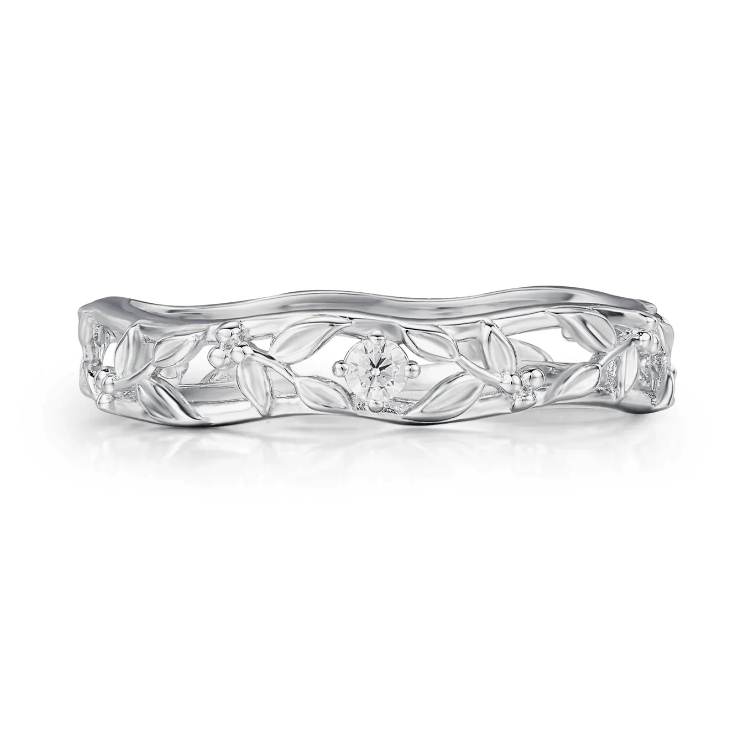 Image of Floral Tapestry Eternity Band