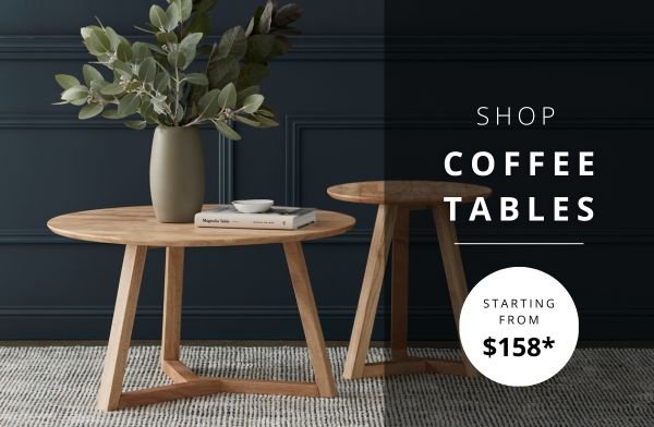 SHOP COFFEE TABLES